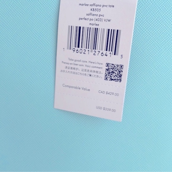 ♠️ Kate Spade Purse ♠️ LIKE NEW 🩵🦀 - Picture 5 of 5